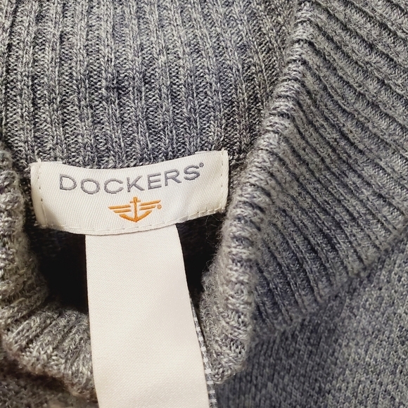 DOCKERS men's half zip sweater size L NWT - Picture 5 of 10